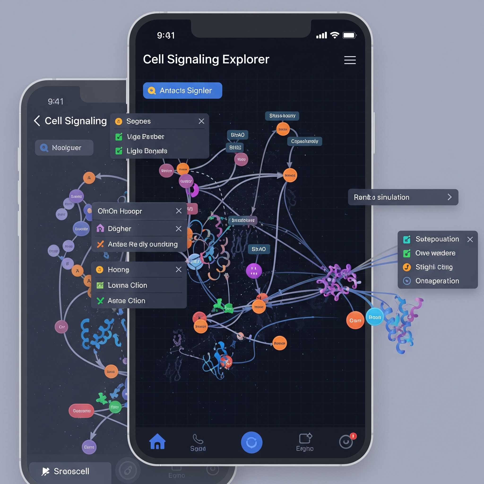 Interactive Cell Signaling Pathway Explorer